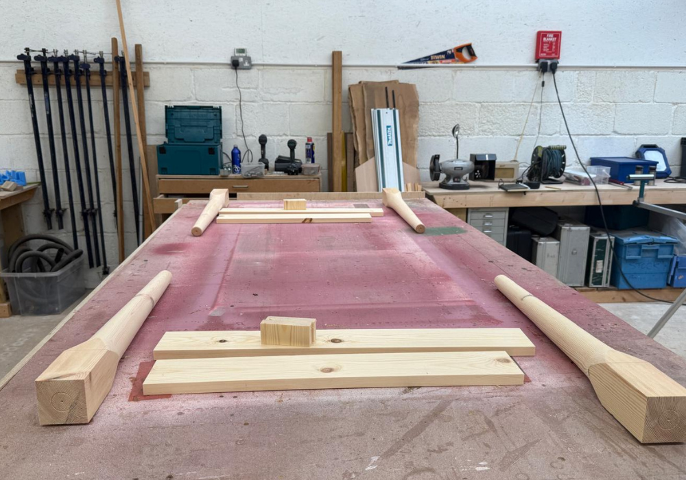 Making a Bespoke Wooden Dining Table at Design In The Sand