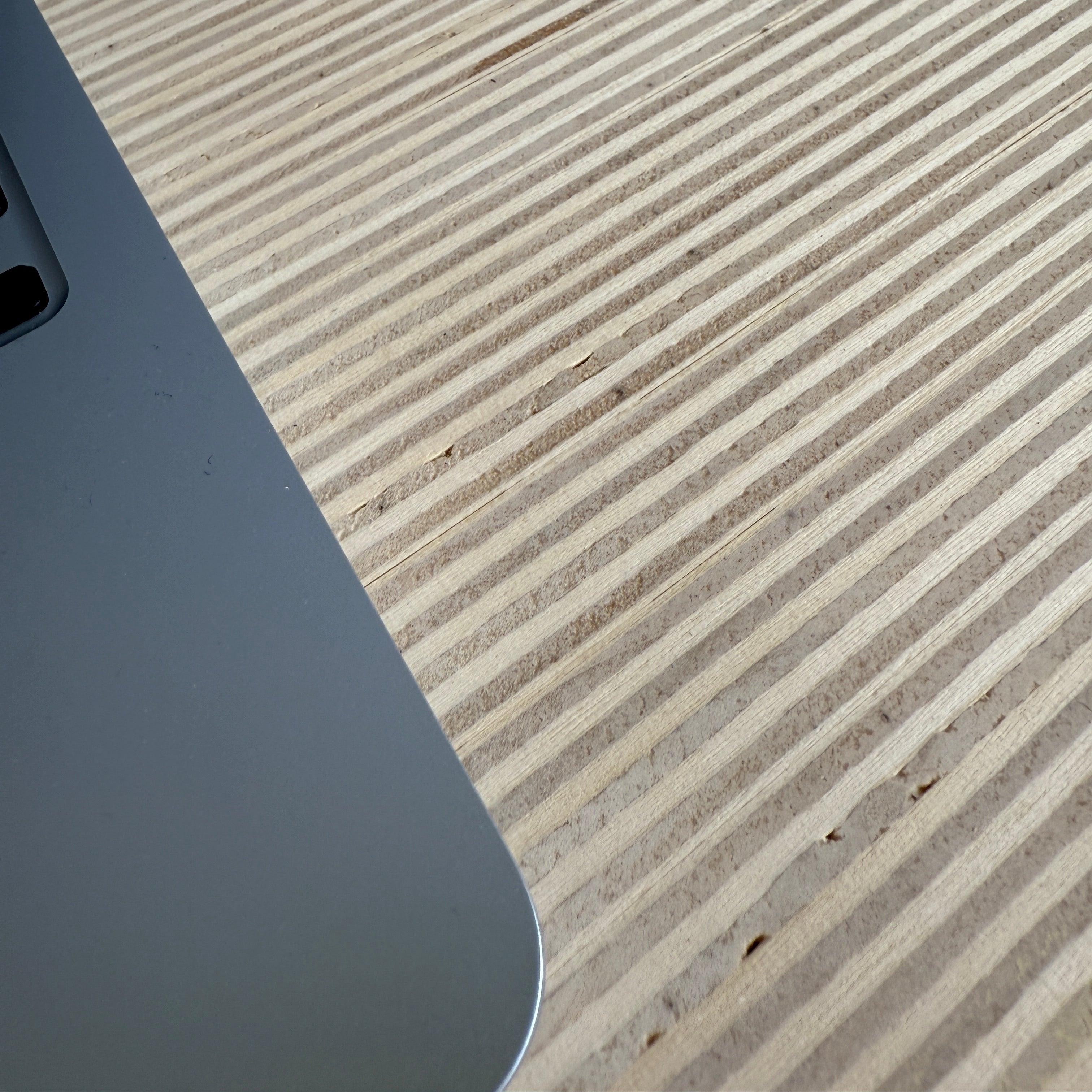 Made to Measure Desk Top in Edge Grain Birch Ply