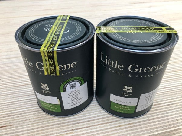 Little Green Paint Company Paints for our wooden dining tables.