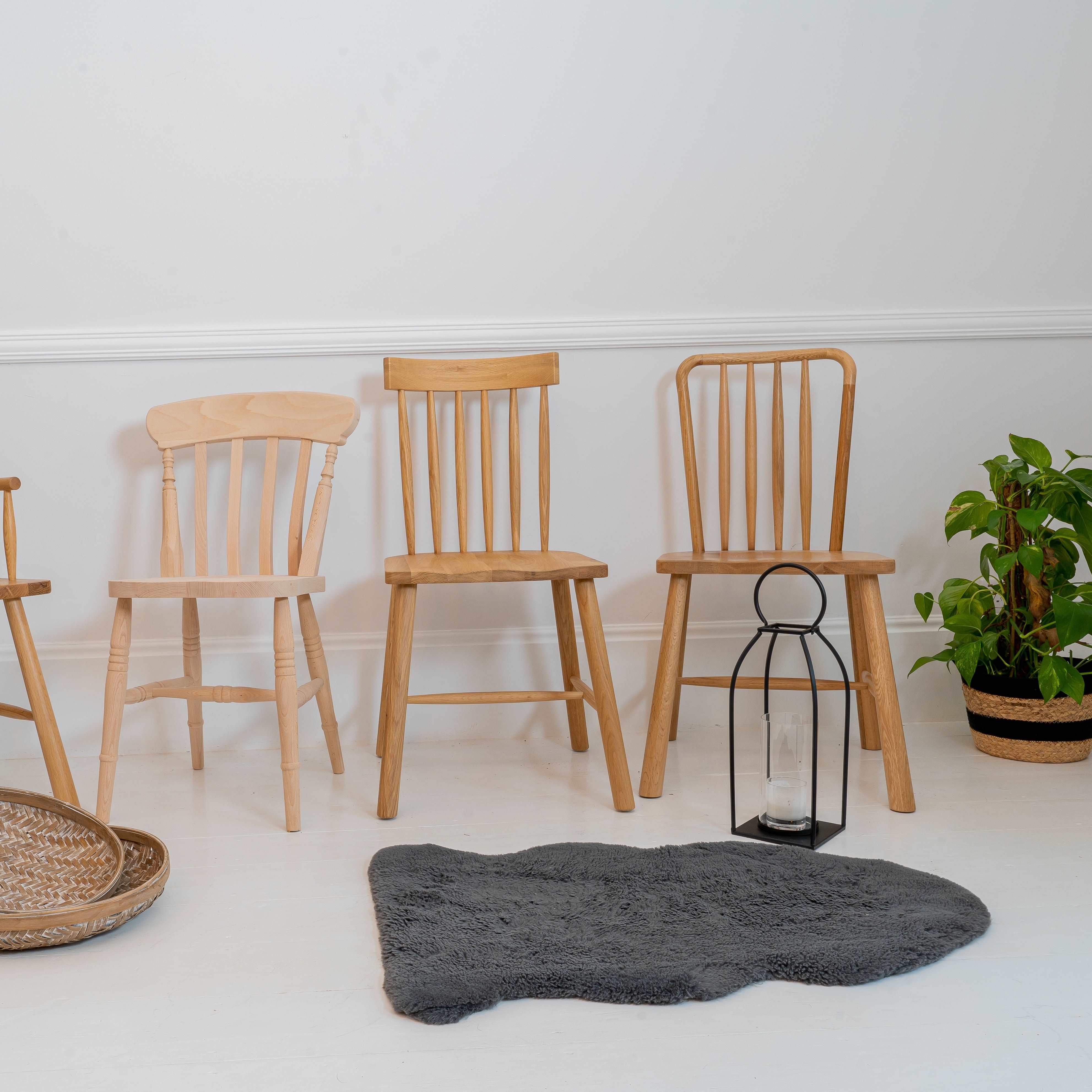 Crafters Oak Wooden Dining Chair (In Pairs)