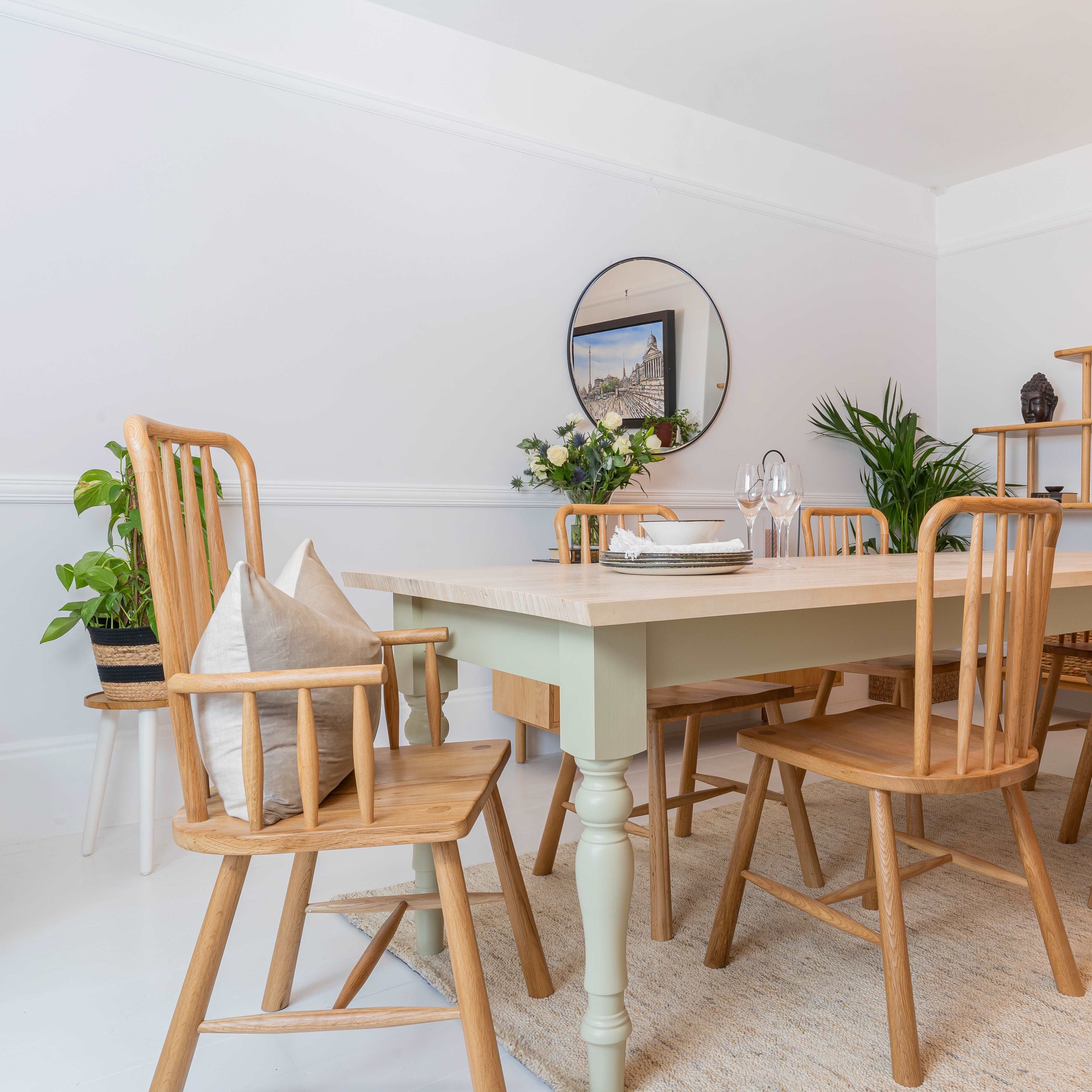 Crafters Oak Wooden Dining Chair (In Pairs)