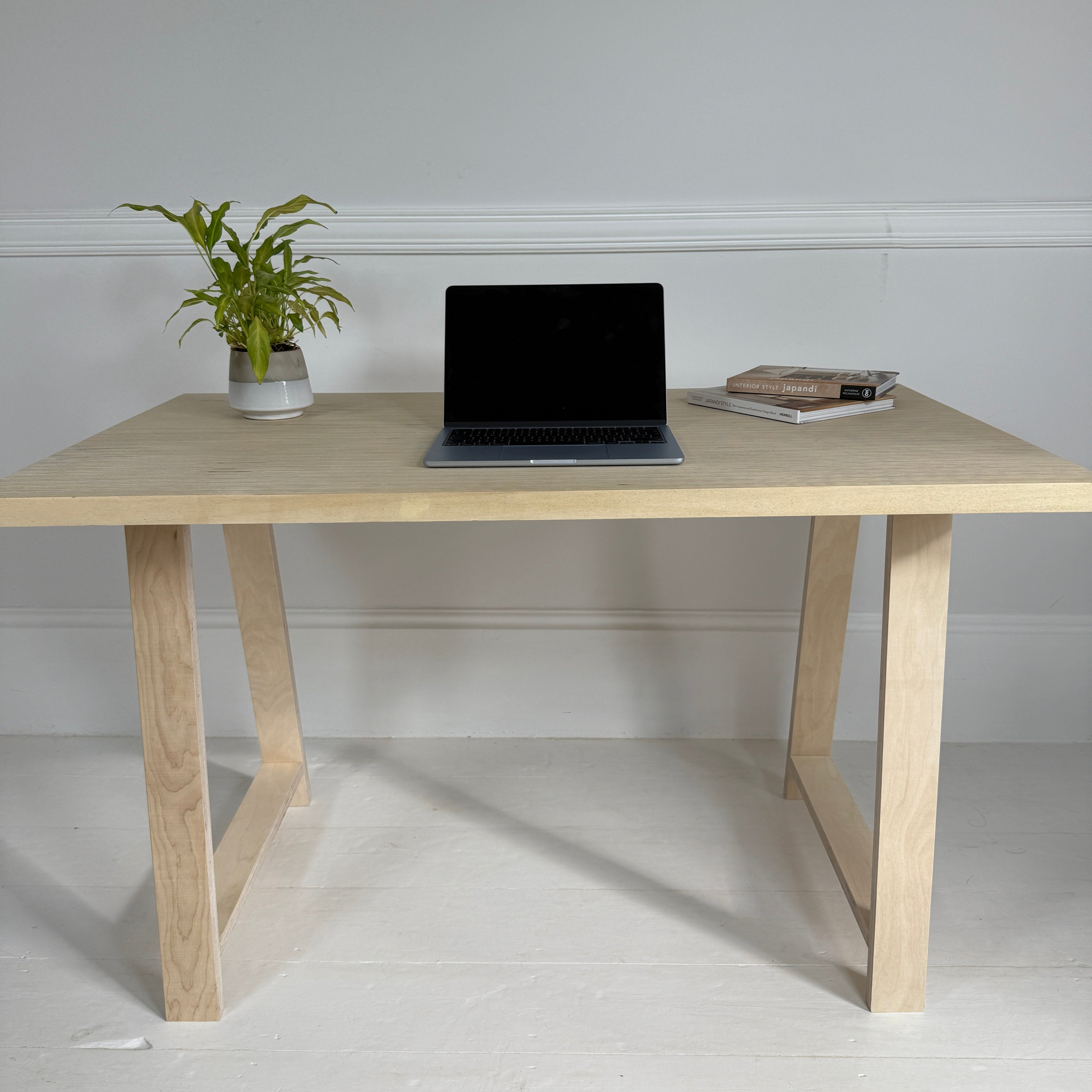 Made to Measure Desk Top in Edge Grain Birch Ply