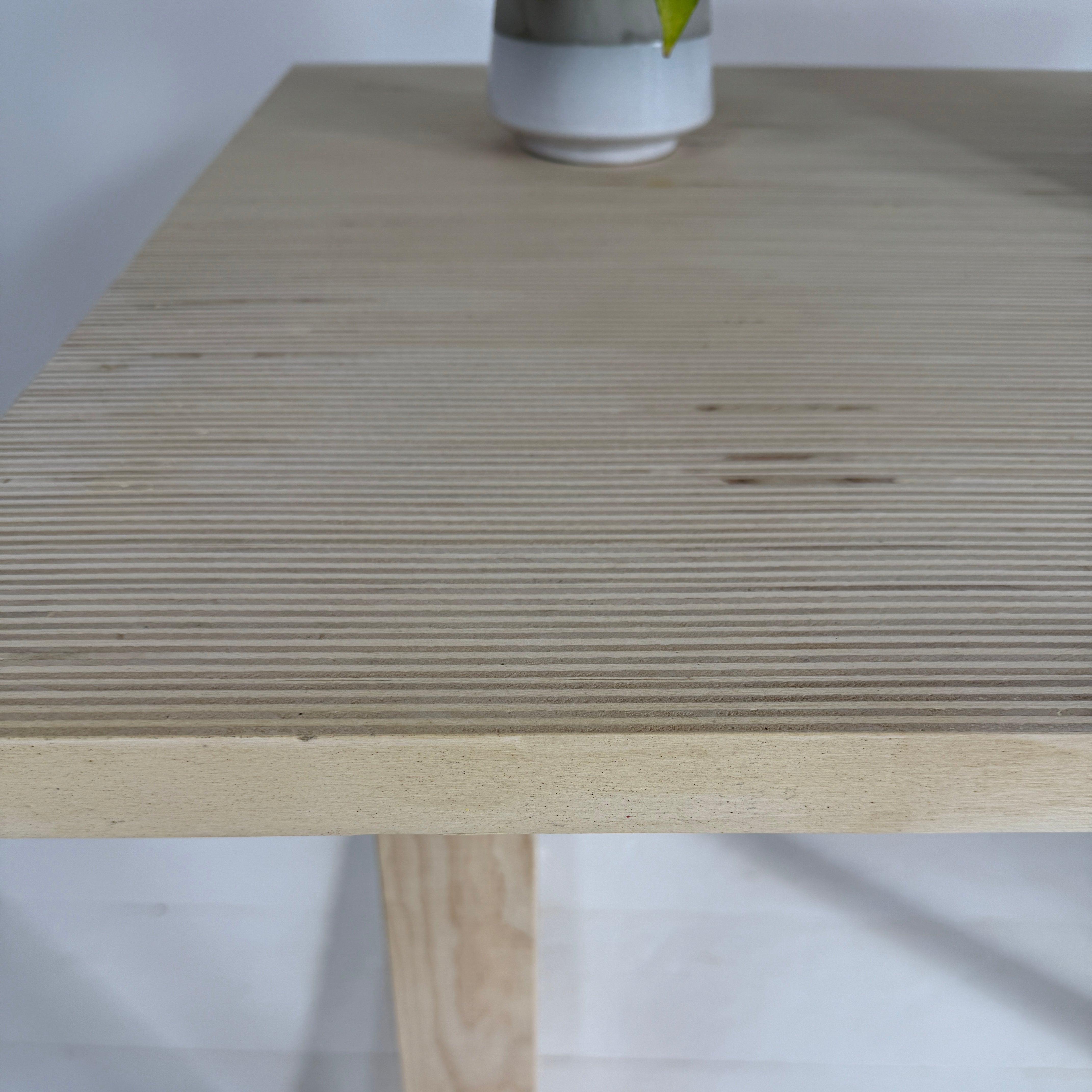 Made to Measure Desk Top in Edge Grain Birch Ply