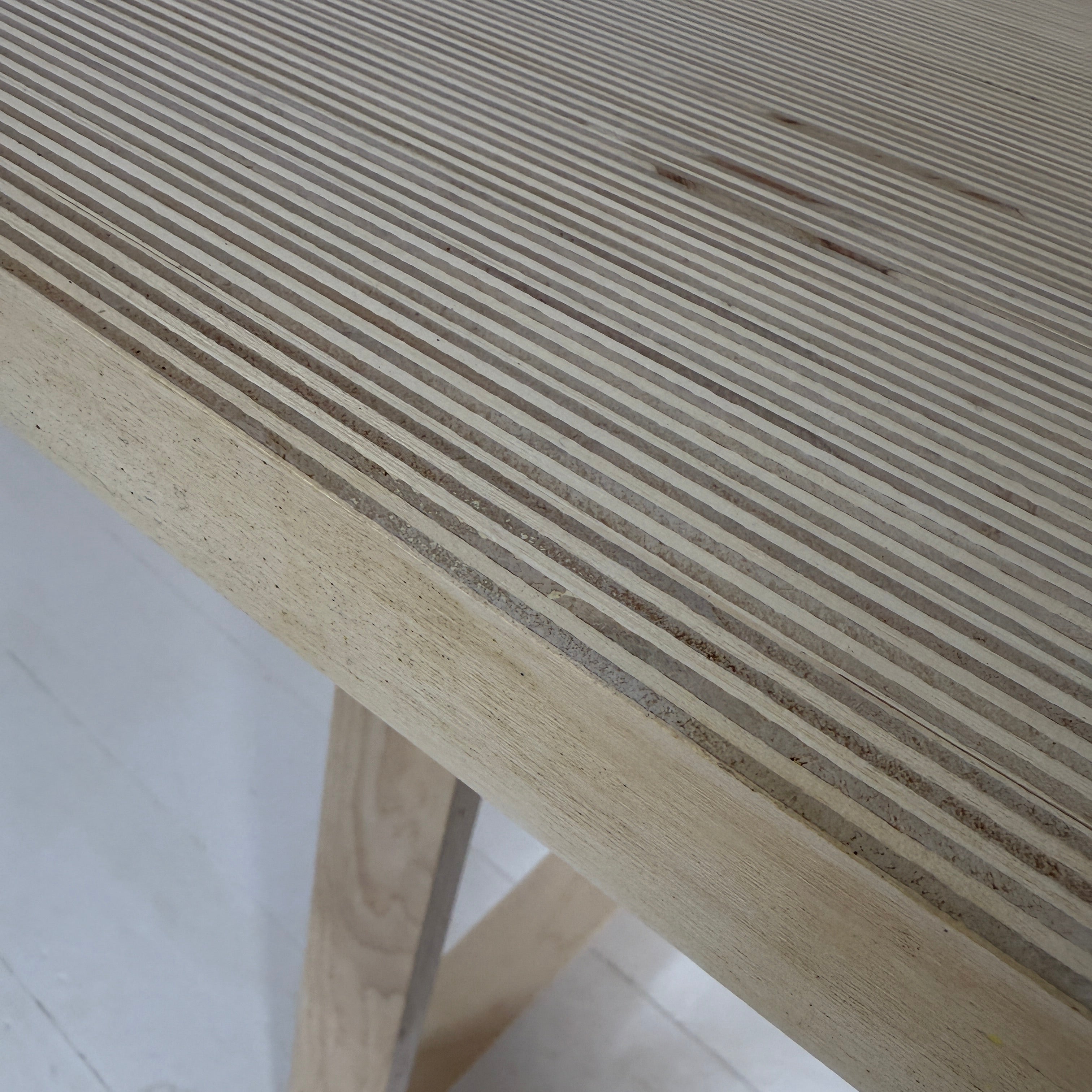 Made to Measure Desk Top in Edge Grain Birch Ply