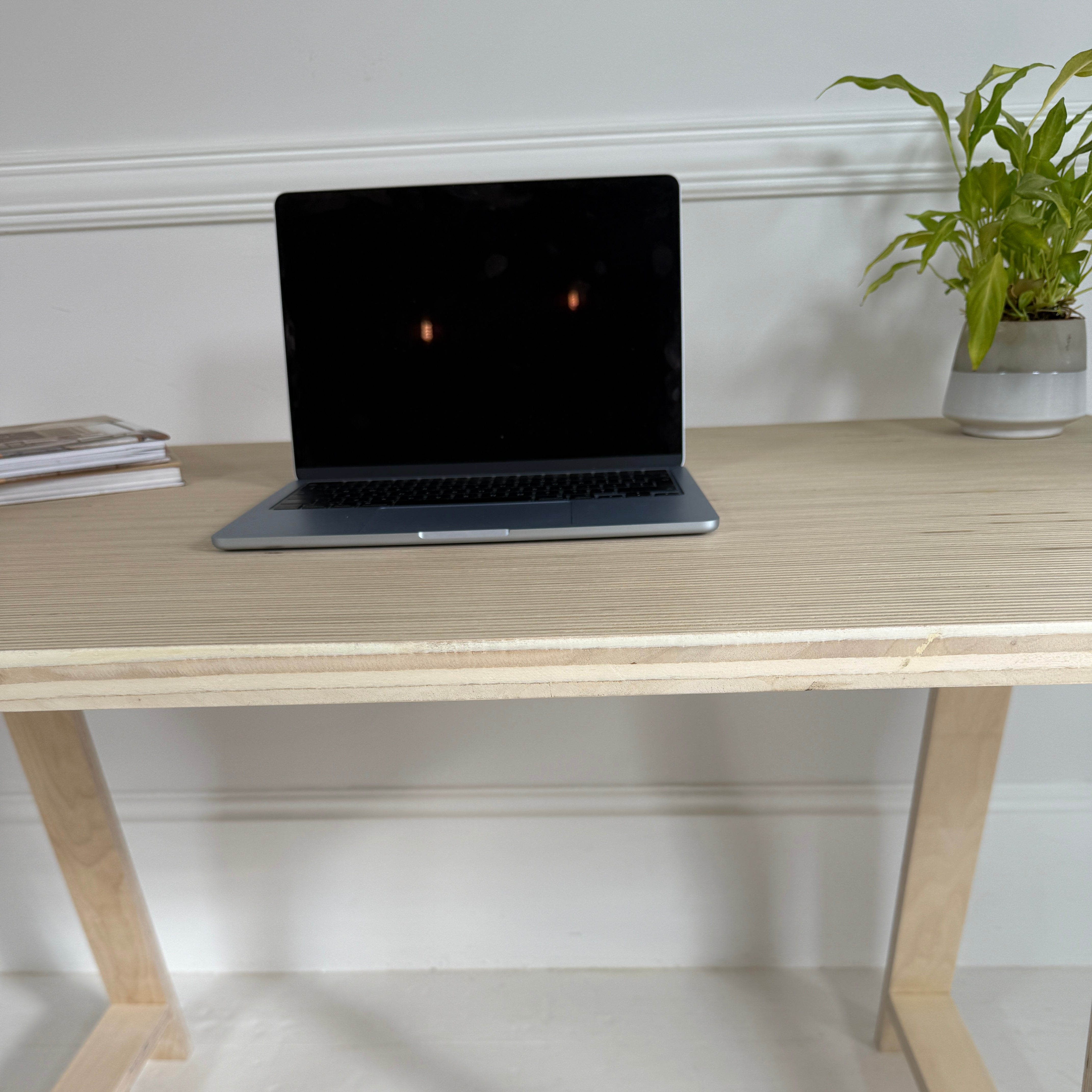 Made to Measure Desk Top in Edge Grain Birch Ply