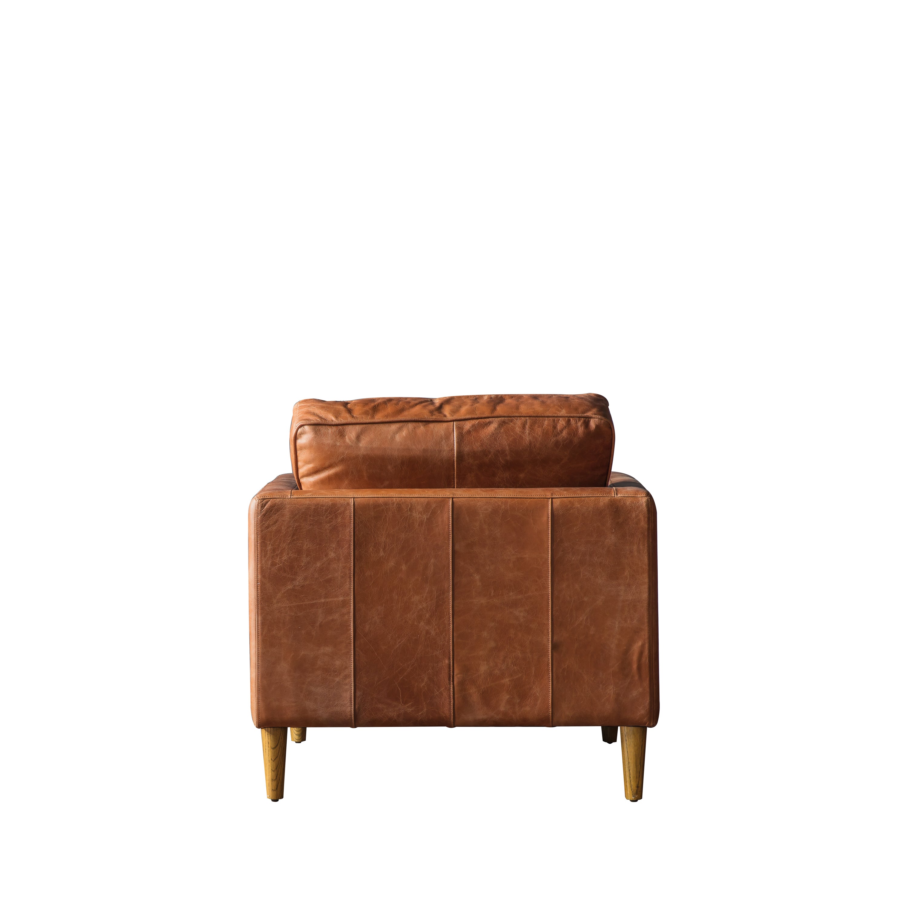 Marazion Brown Leather Armchair