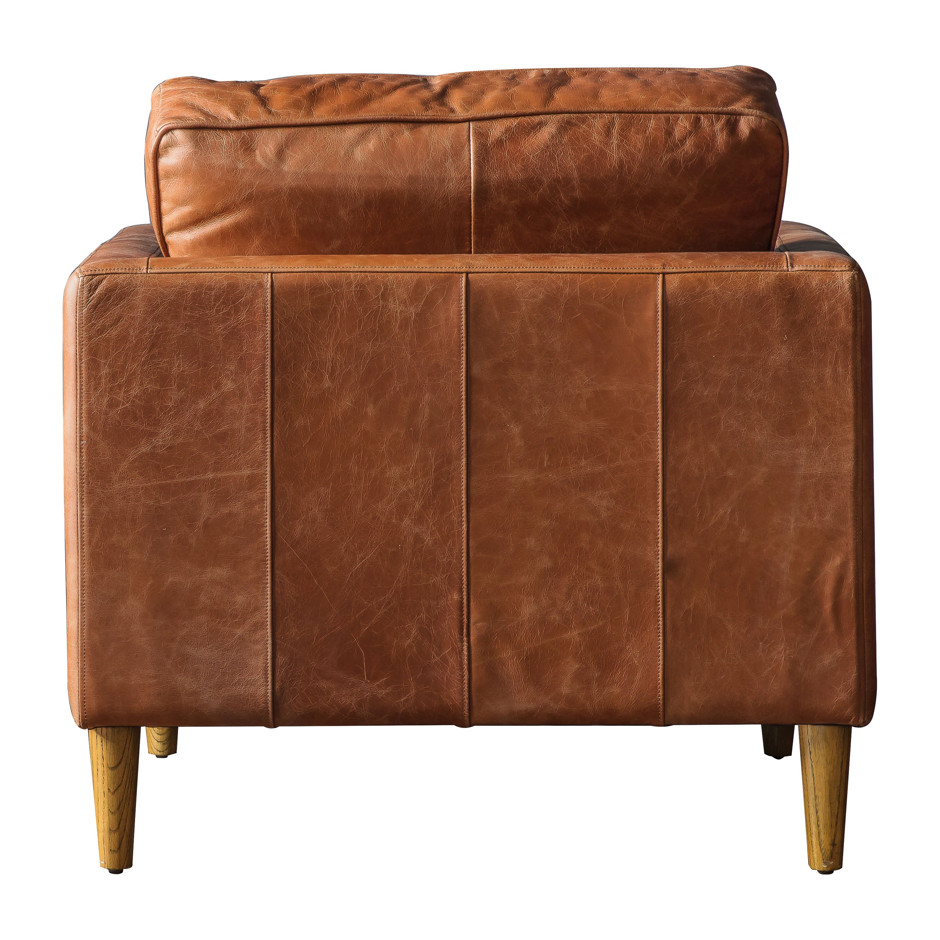 Marazion Brown Leather Armchair