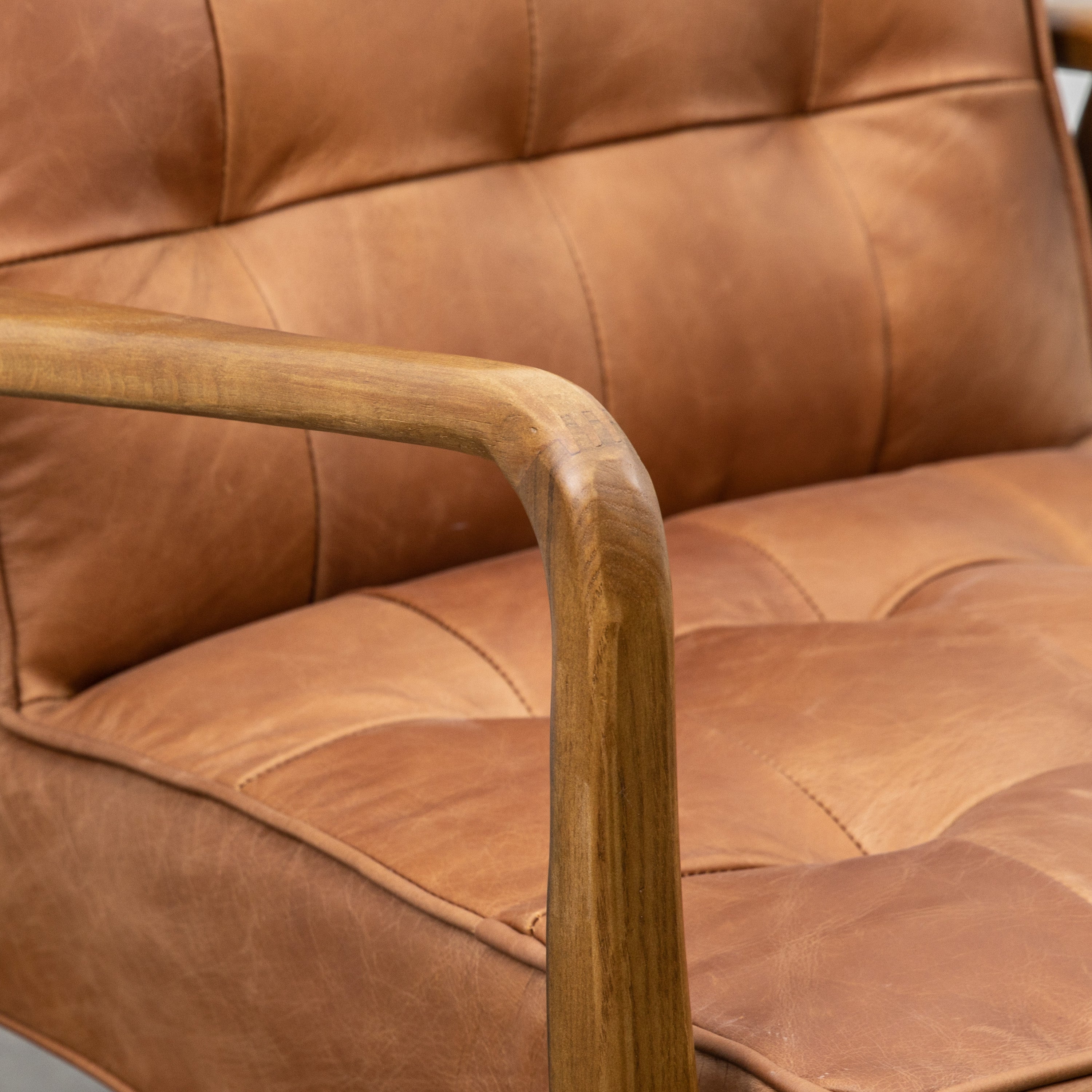 Sennen Brown Leather Armchair