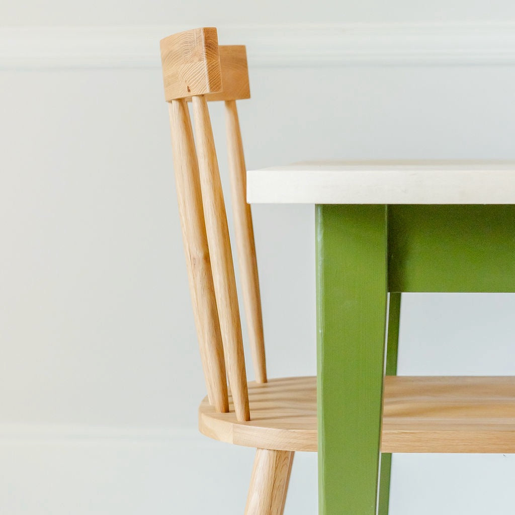 Bespoke Padstow Solid Wood Edge Grain Kitchen Dining Table