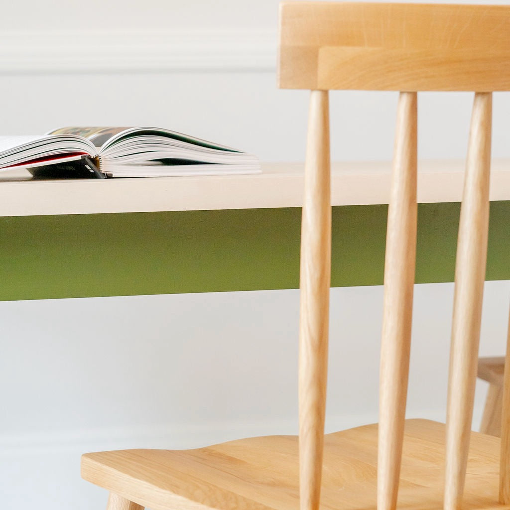 Bespoke Padstow Solid Wood Edge Grain Kitchen Dining Table