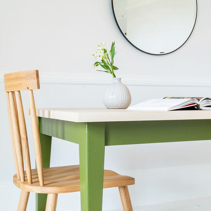 Bespoke Padstow Solid Wood Edge Grain Kitchen Dining Table