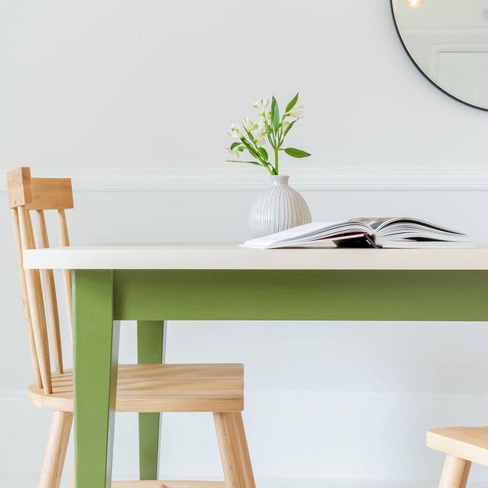 Bespoke Padstow Solid Wood Edge Grain Kitchen Dining Table