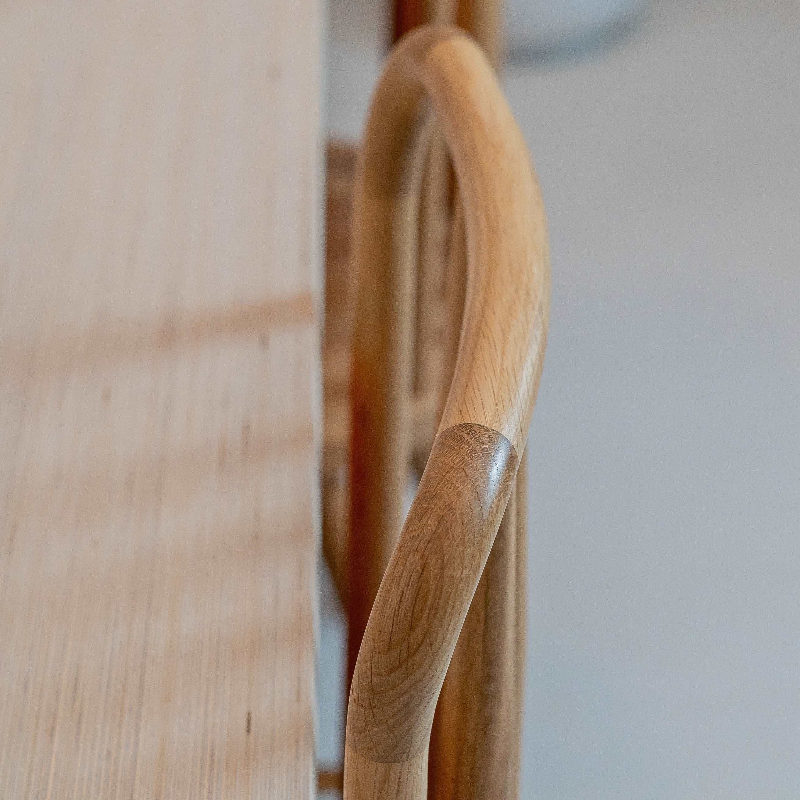 Sand Made Contemporary Farmhouse Wooden Dining Table in Birch Ply