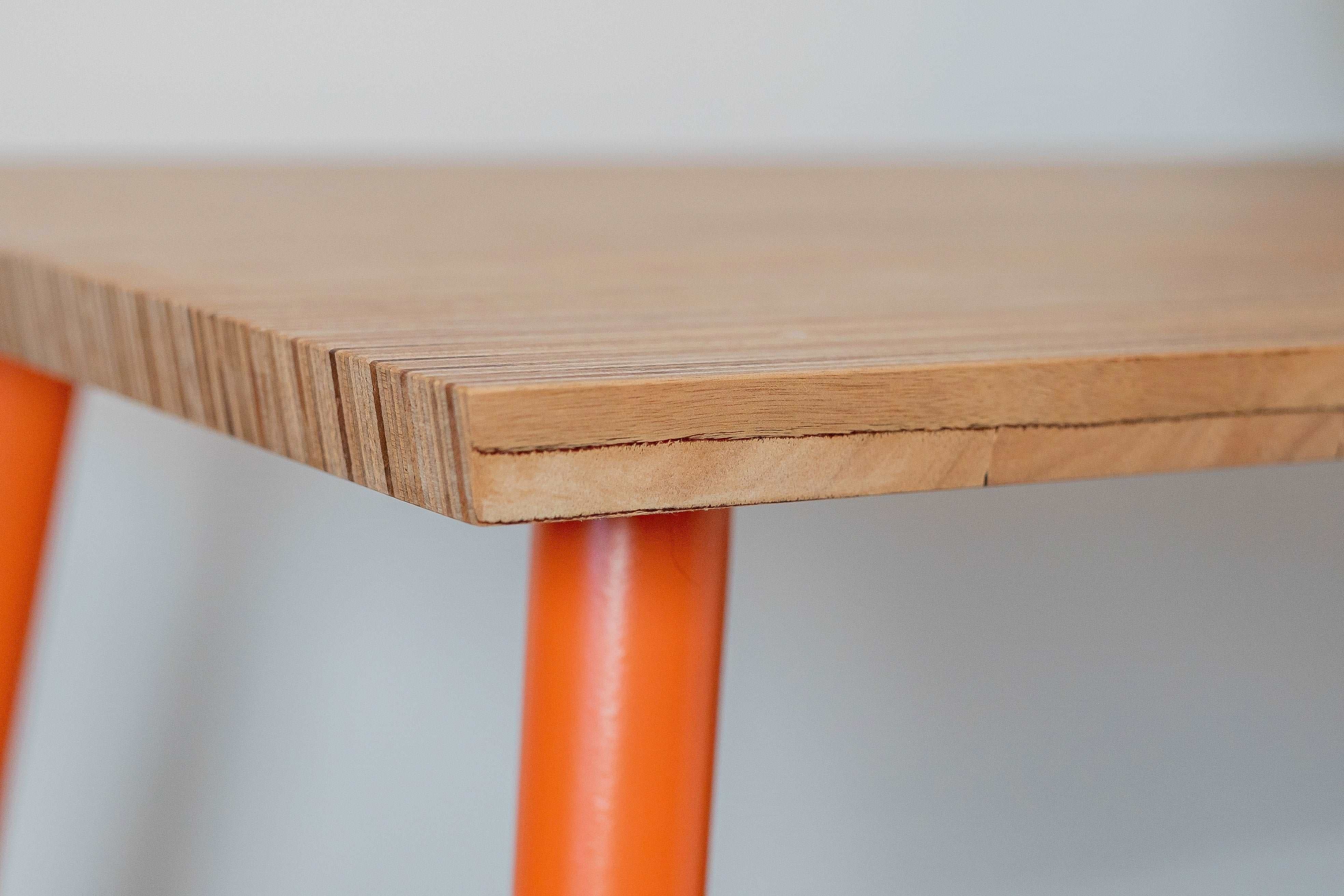 Sand Made Wooden Home Office Computer Desk in Red Ply