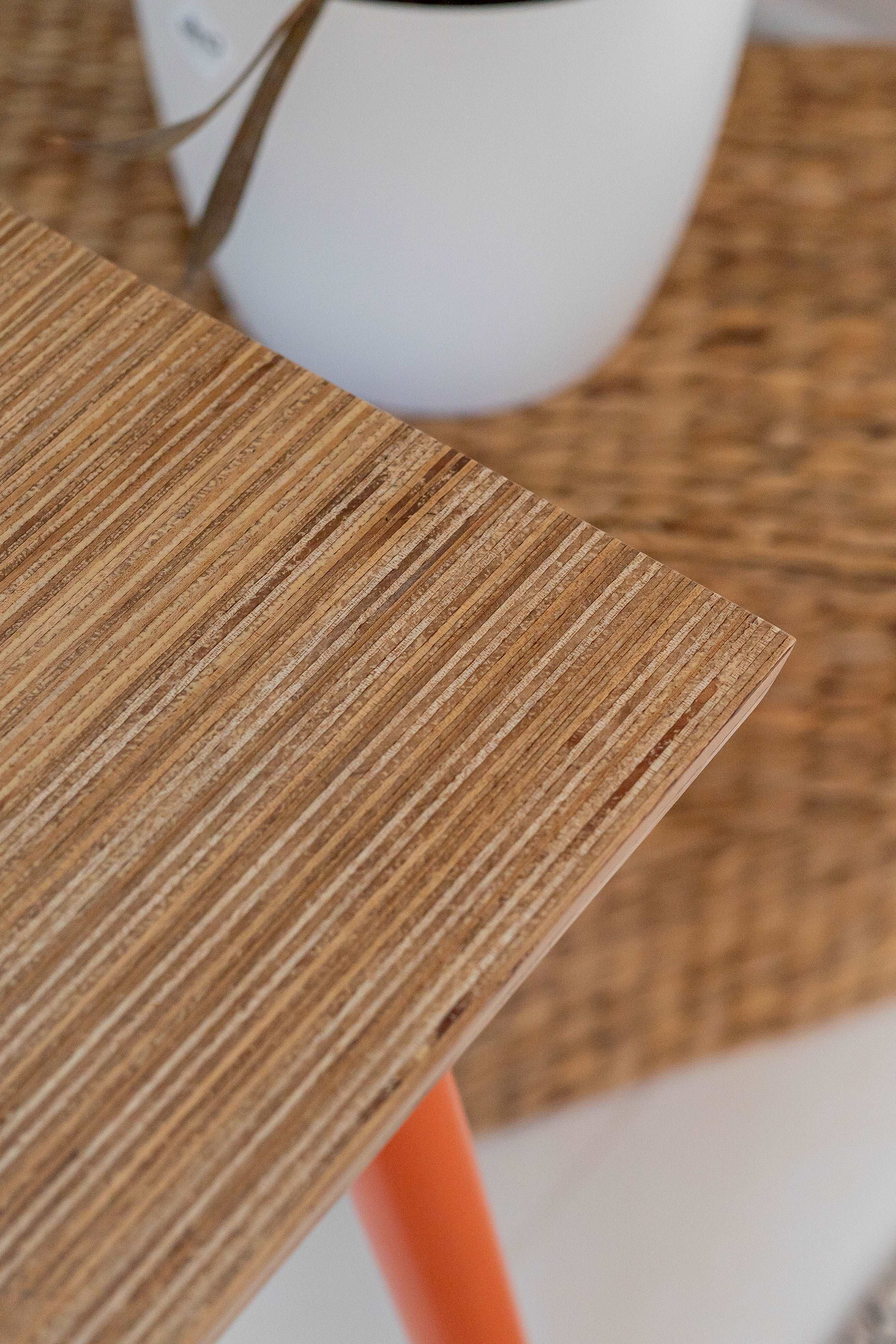 Sand Made Wooden Home Office Computer Desk in Red Ply