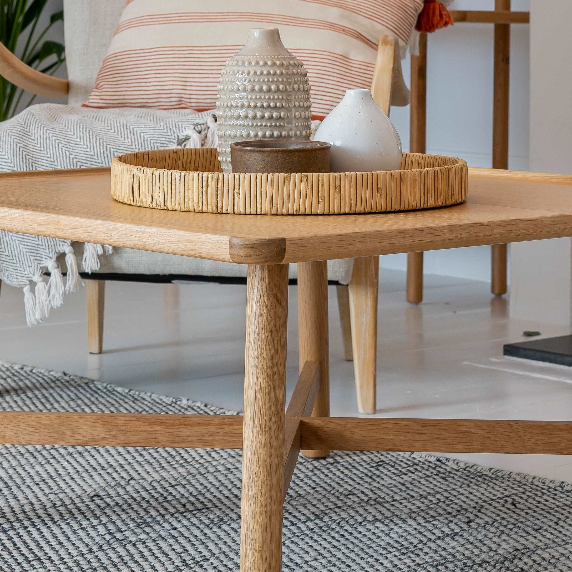 Sandywater Square Oak Coffee Table
